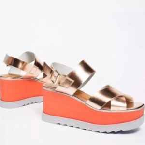 Free People Rose Kate Wedge 39